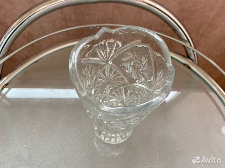 Вазы хрустальные 12 см и 18 см