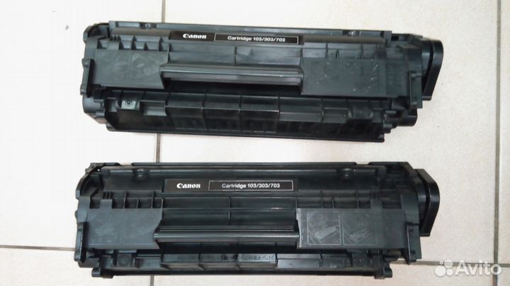 Пустые оригинальные картриджи Canon 103/303/703