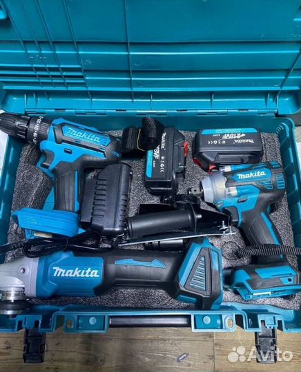 Набор аккумуляторного инструмента Makita 3 в 1