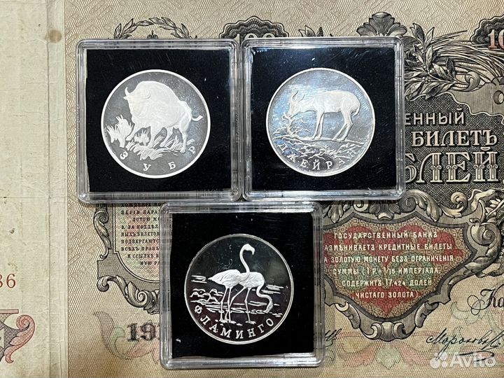 1 рубль 1997 Красная книга