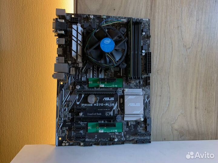 Связка для майнинга Asus prime h270 plus