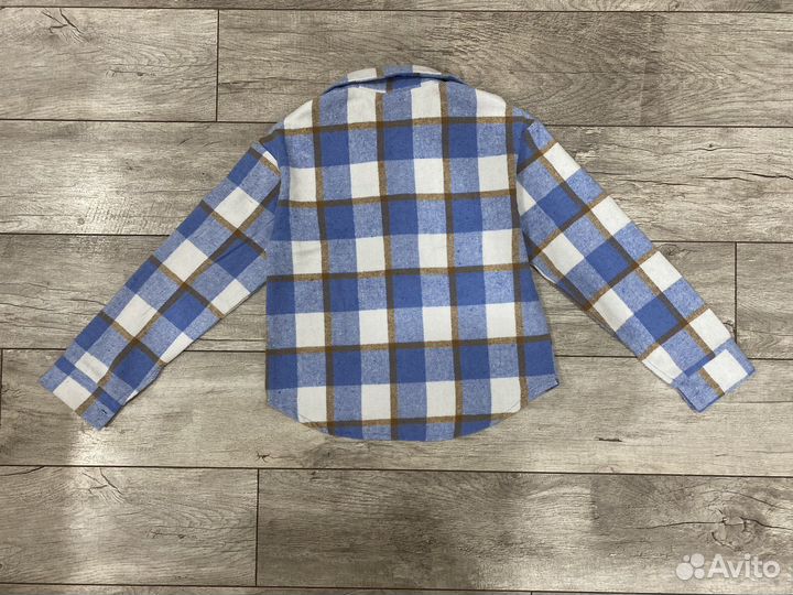 Рубашка в клетку детская новая