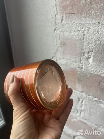 Подсвечник из толстого стекла