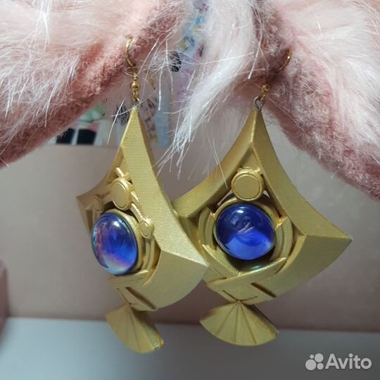 Ушки яэ мико косплей genshin