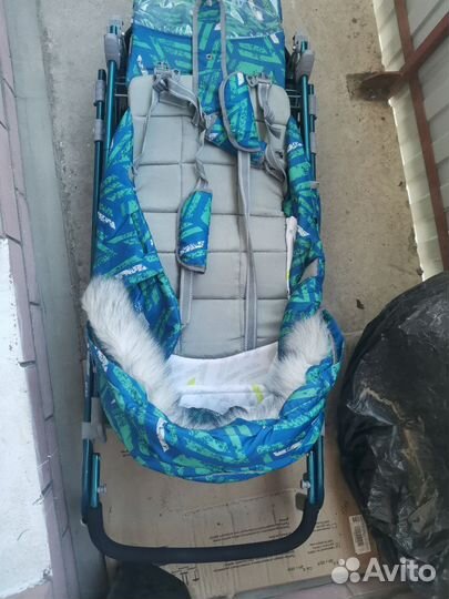 Санки коляска ника