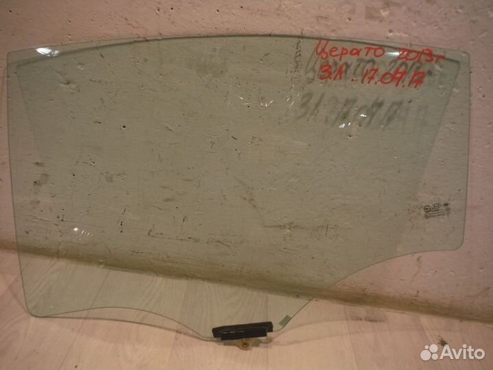 Стекло двери задней левой KIA Cerato 2012