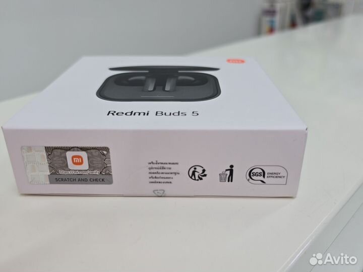 Беспроводные наушники Redmi buds 5 чёрные