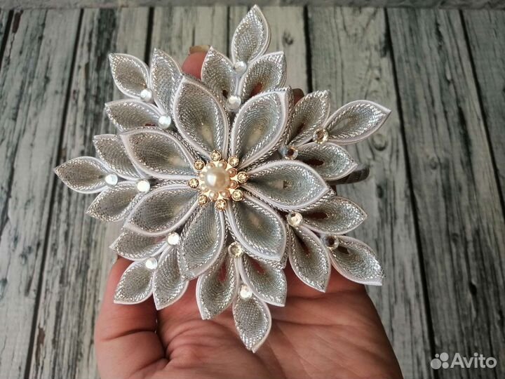 Ободок снежинка