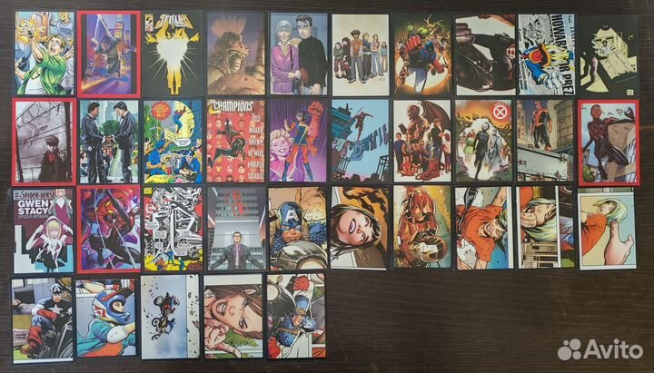 Марвел 80 лет наклейки 85шт.+альбом. Лот 6