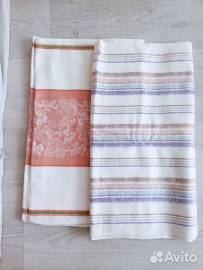 Отрезы ткани из СССР лён