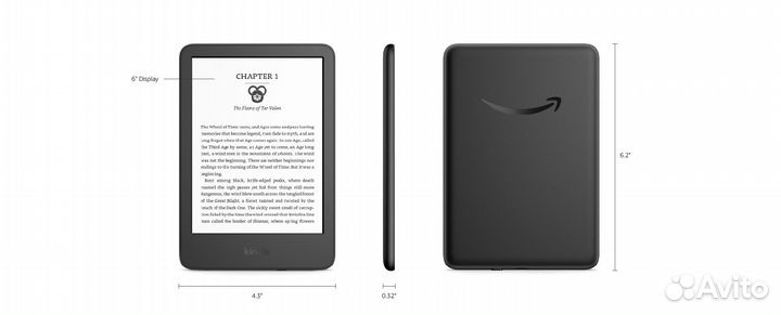 Amazon Kindle 11 11th Gen Black + оригинал зарядка
