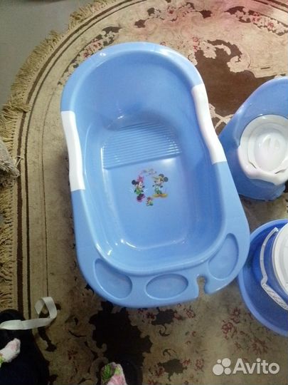 Детская ванночка для купания с горкой