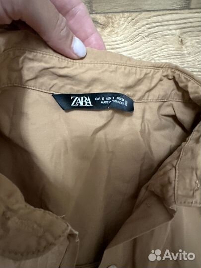 Рубашка zara оверсайз