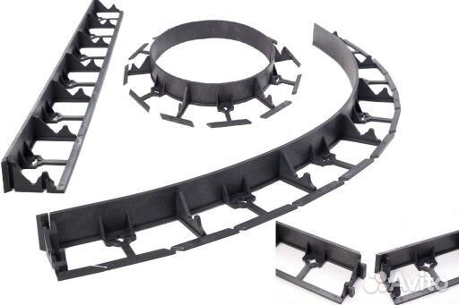 Гибкий пластиковый садовый бордюр