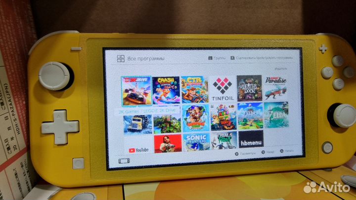 Nintendo switch lite прошитая новая в наличии