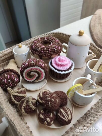 Вязаные игрушки сладости