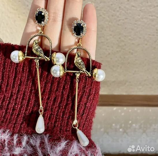 Серьги в стиле Dolce&Gabbana