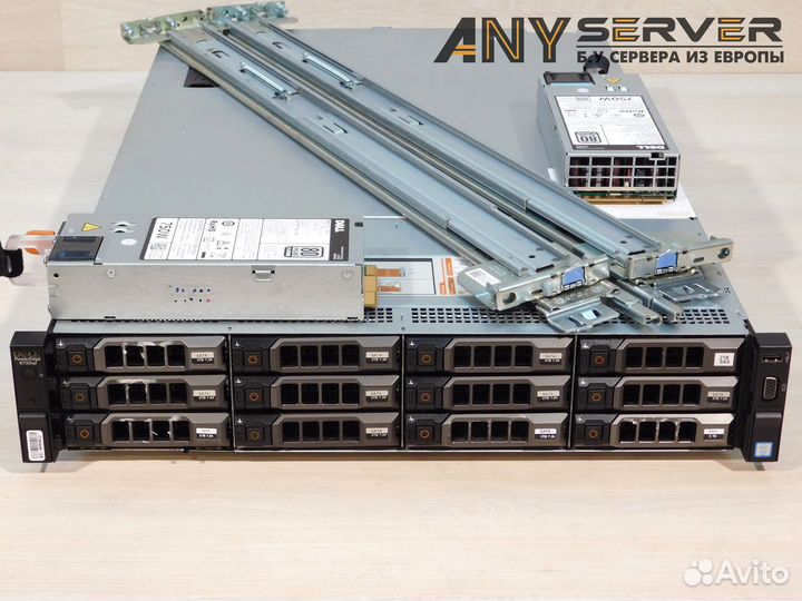 Сервер Dell R730XD 2x E5-2699Av4 32Gb H330 12LFF