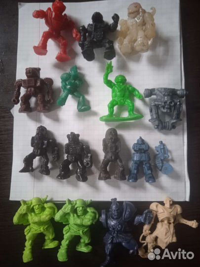 Зверороботы, фигурки 90х