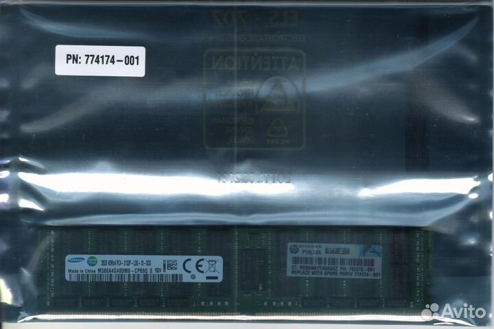 Новая 32GB DDR4 ECC REG 4DRx4 PC4-2133P