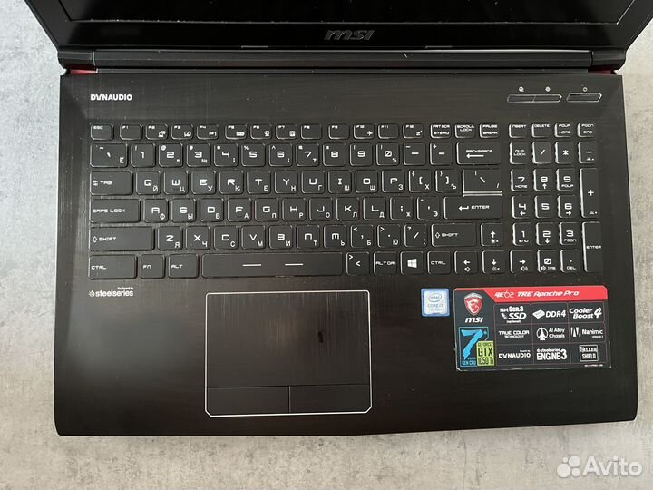 Игровой ноутбук MSI GE62 Apache Pro i7