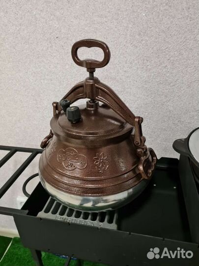 Афганский казан с боковыми ручками