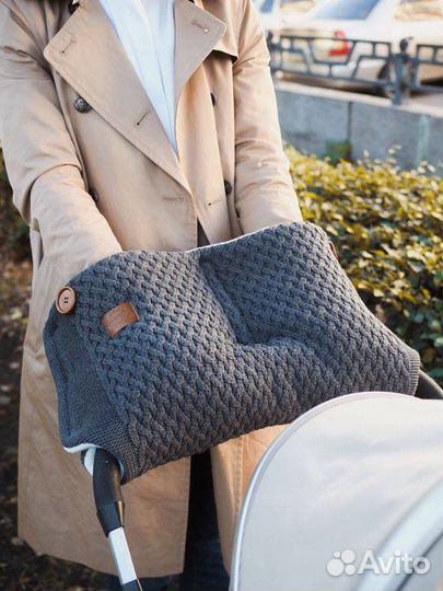 Муфта на коляску loomknits