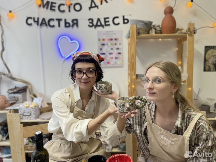 Девичник в гончарной студии