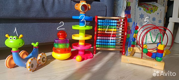 Развивающие игрушки 0-2 лет