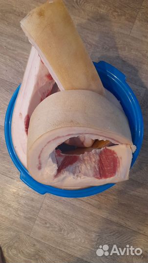 Сало свежее домашнее