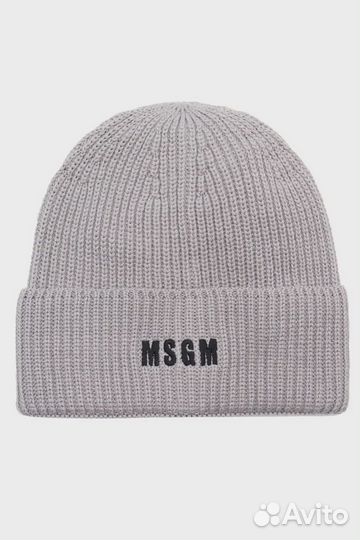 Msgm шапка M.61 св/серая шерсть 258633