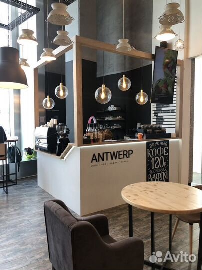 Островок кофе с собой, Барная стойка для кафе