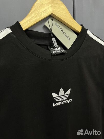 Balenciaga adidas футболка (стиль 2024)