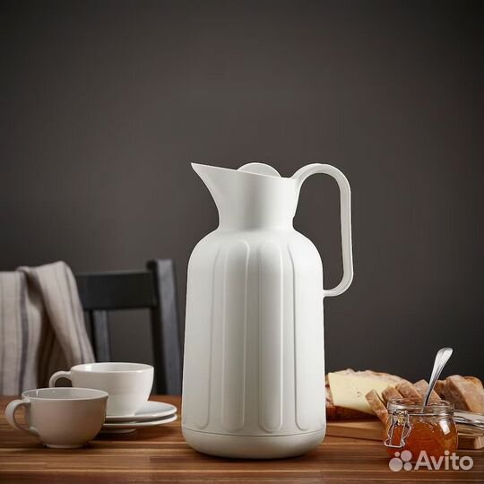 Taggoga IKEA термос кремовый 1,6 л