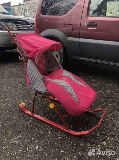 Коляска санки