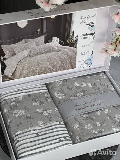 Белье постельное сатин евро