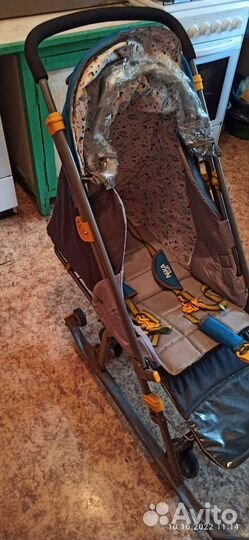 Детские санки коляска nika