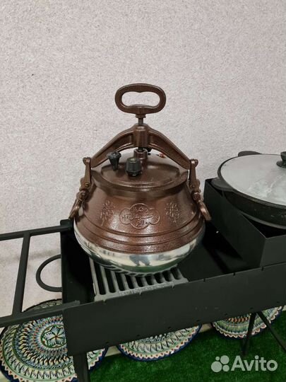 Афганский казан с боковыми ручками