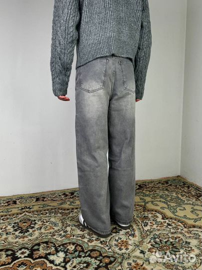Джинсы jaded london серые широкие
