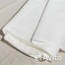 Ткань белая бязь на отрез, 100 хлопок Ш 150см