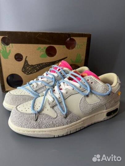 Кроссовки Nike Dunk Low x Off White Lot.38