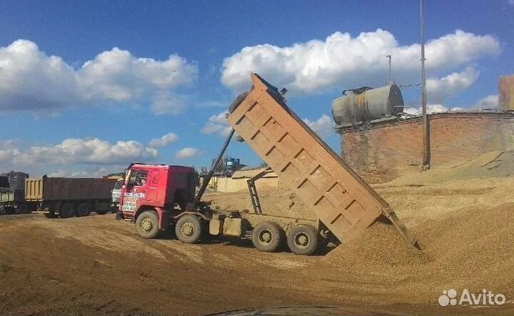 Аренда самосвал. Доставка песок, щебень