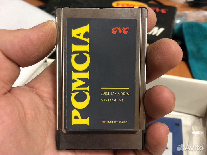 Pcmcia карта Fax modem