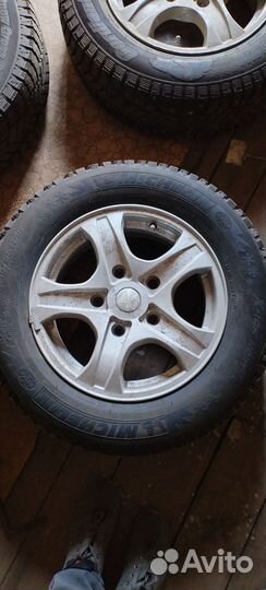 Комплект литых зимних коес r16 шипы
