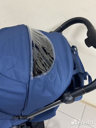 Новая всесезонная коляска Luxmom 730 Libra синий