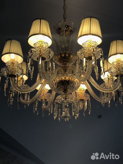 Люстра хрустальная,бра, небольшой светильник