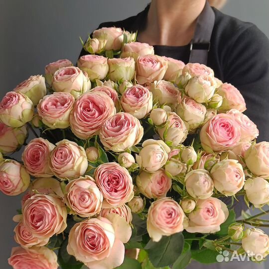 Цветы Розы Букеты из кустовых роз