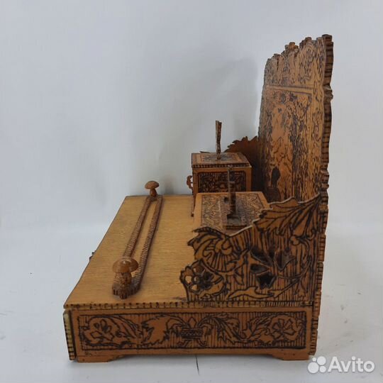 Шкатулка деревянная СССР