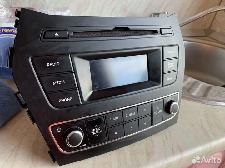 Магнитола Hyndai Santa fe 2016