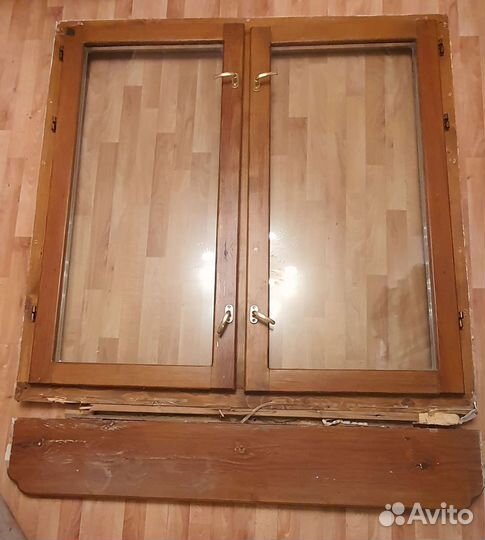 Деревянные окна со стеклопакетом бу